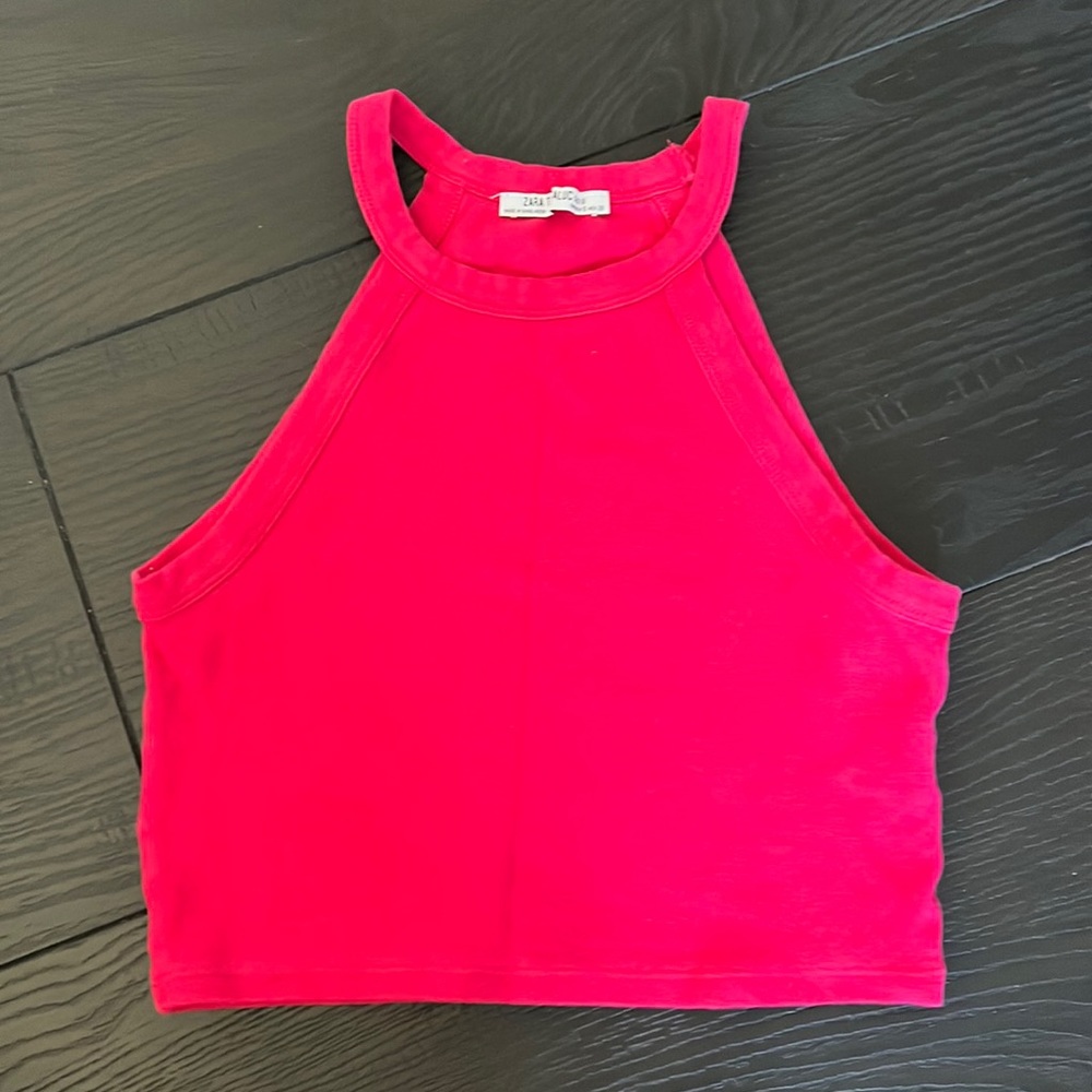Zara Pink Crop Top